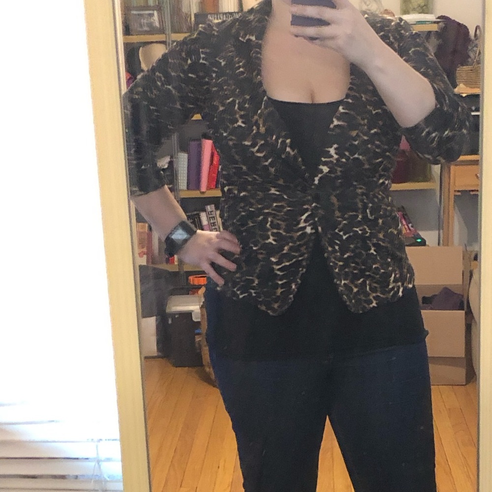 Cheetah blazer - Picture 2 of 5